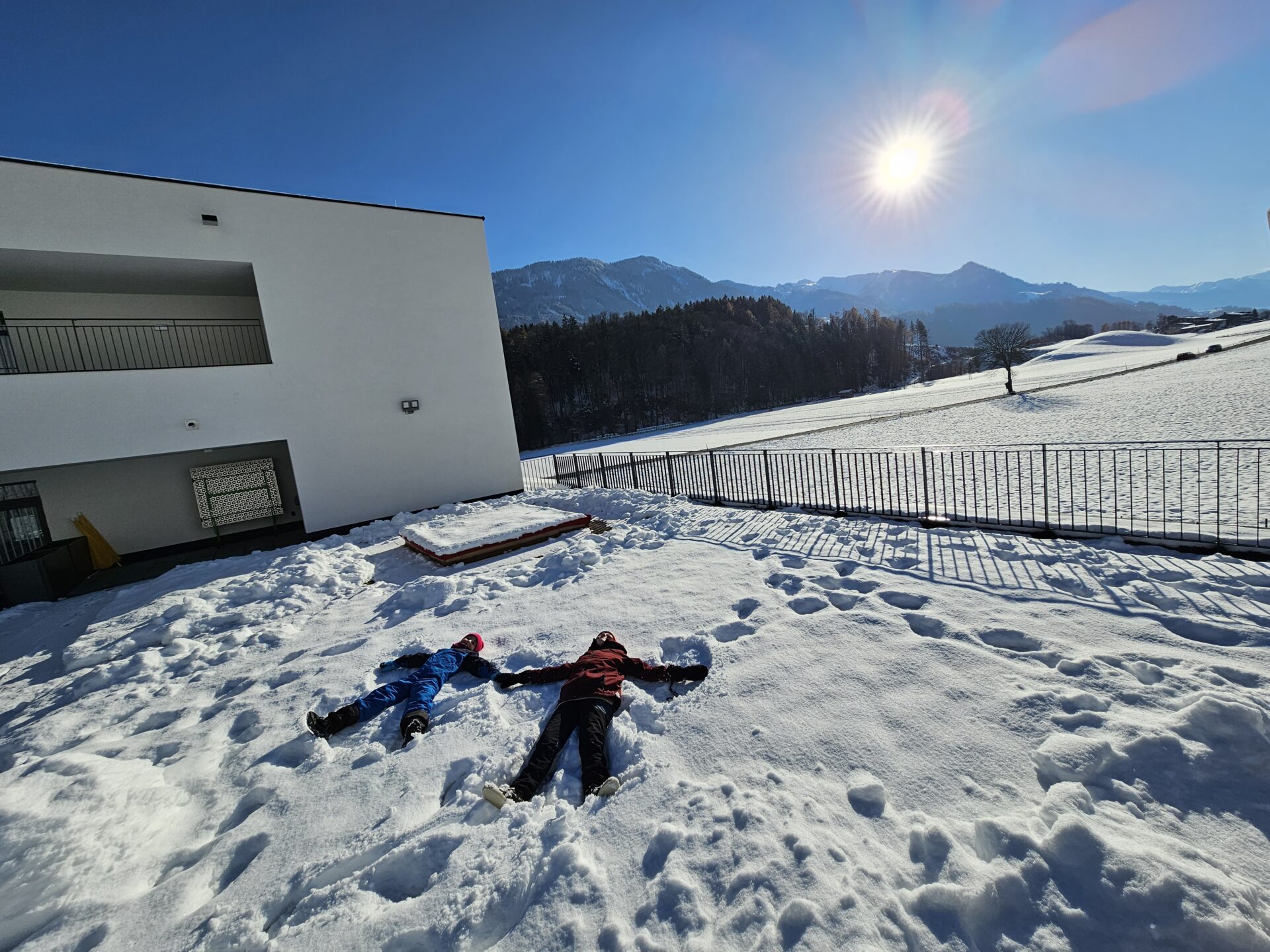 Bewegung und Spaß im Schnee